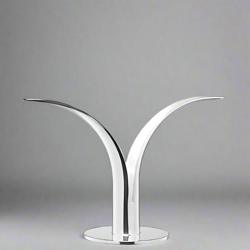 Ljusstake Silver - Exklusiv design - Lily